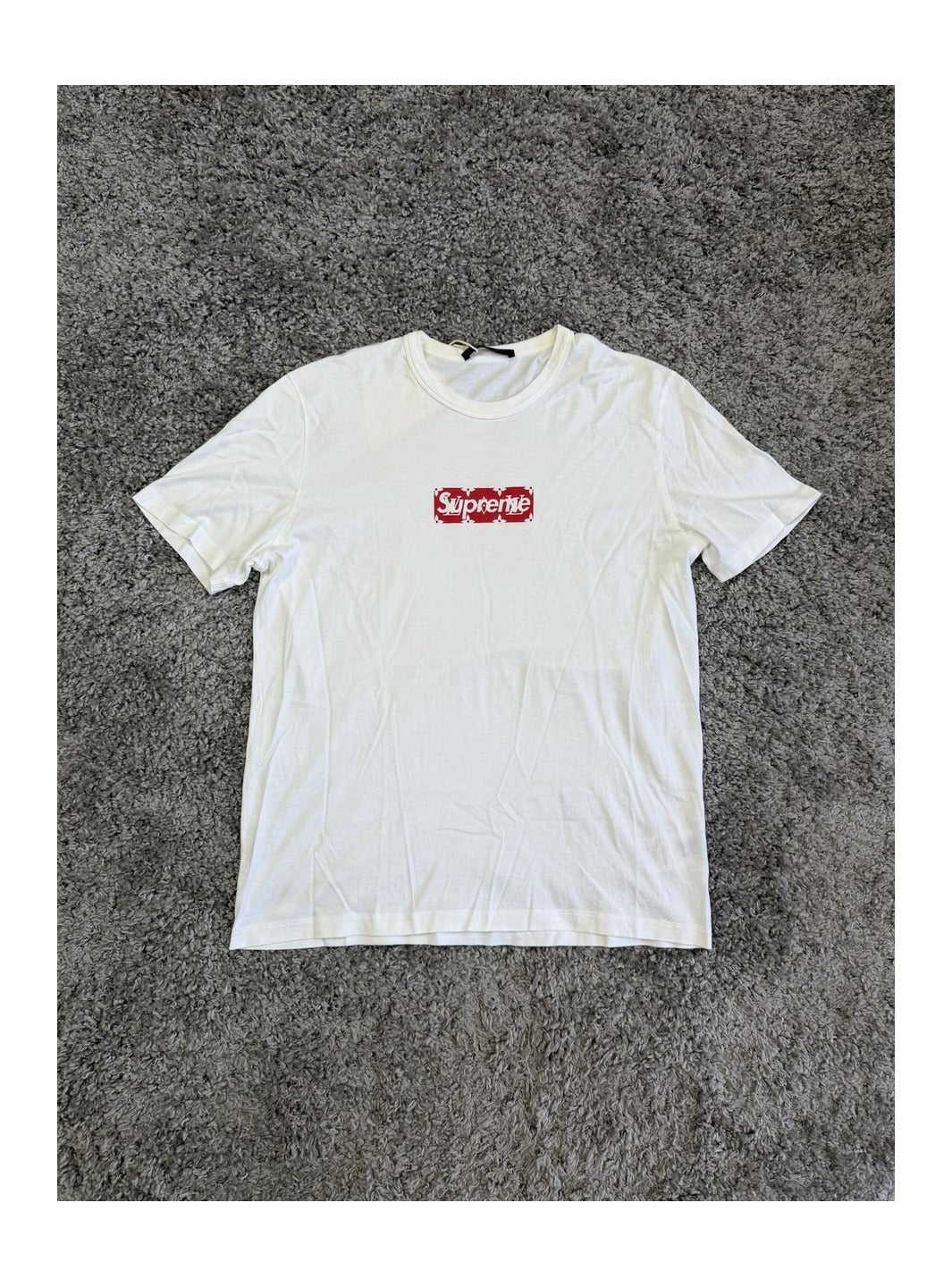 Supreme x Louis Vuitton Box Logo Tee White - Used
