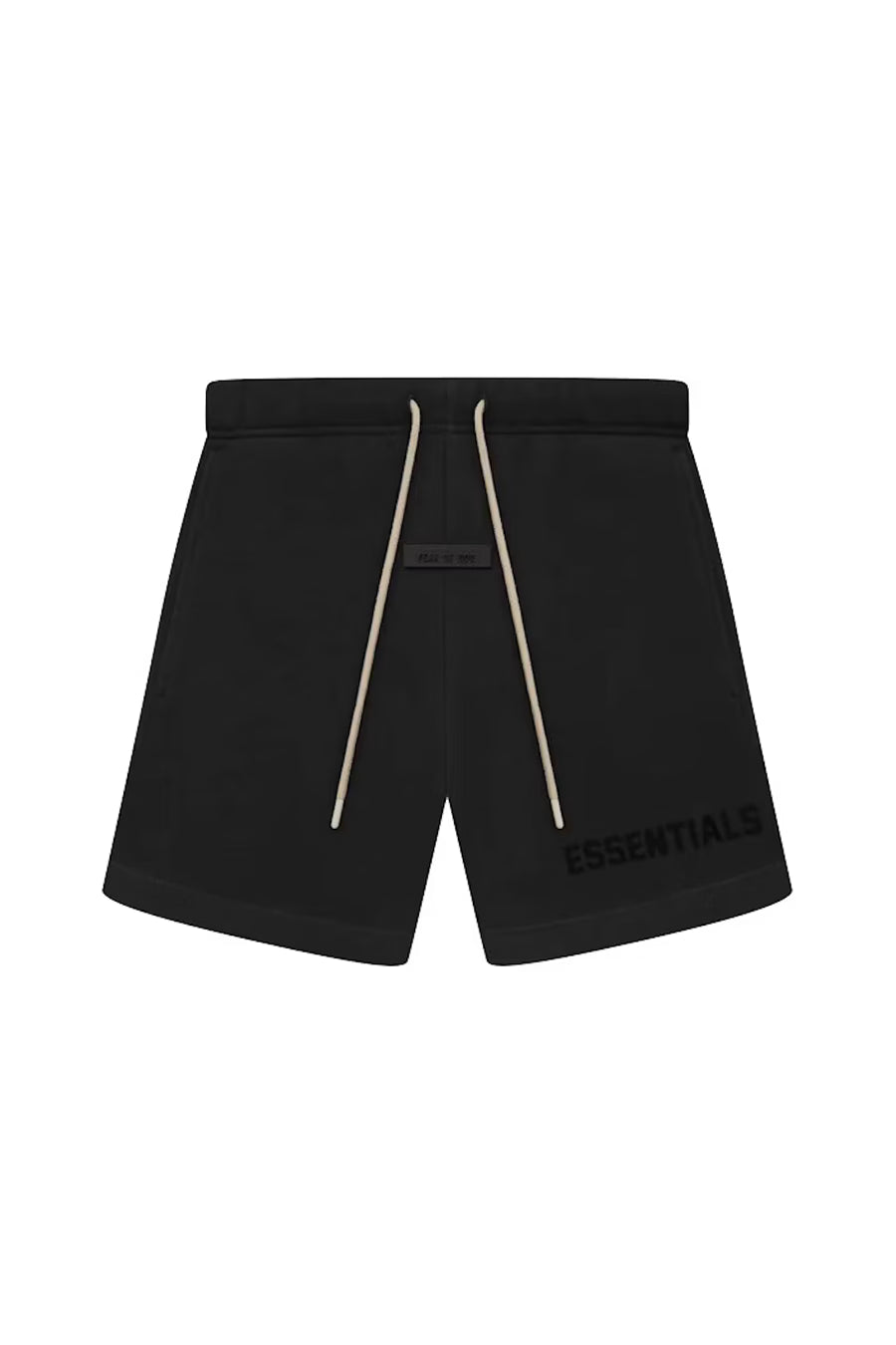 Fear of God Essentials Cream Drawstring Sweatshort Jet Black