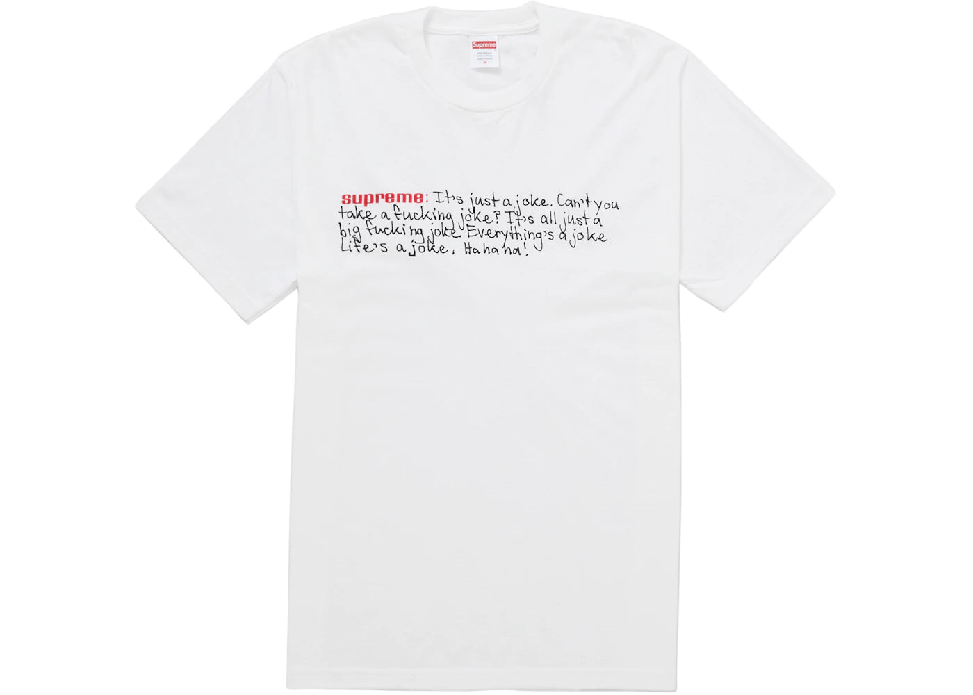 Supreme Joke Tee White