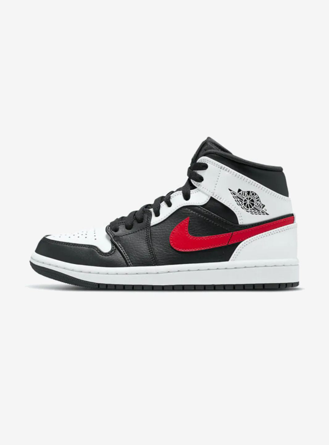 Air Jordan 1 Mid Black Chile Red White - 554724-075 | ResellZone