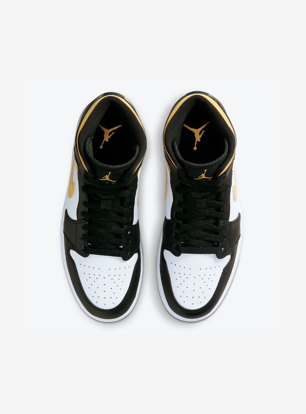 Air Jordan 1 Mid White Pollen Black