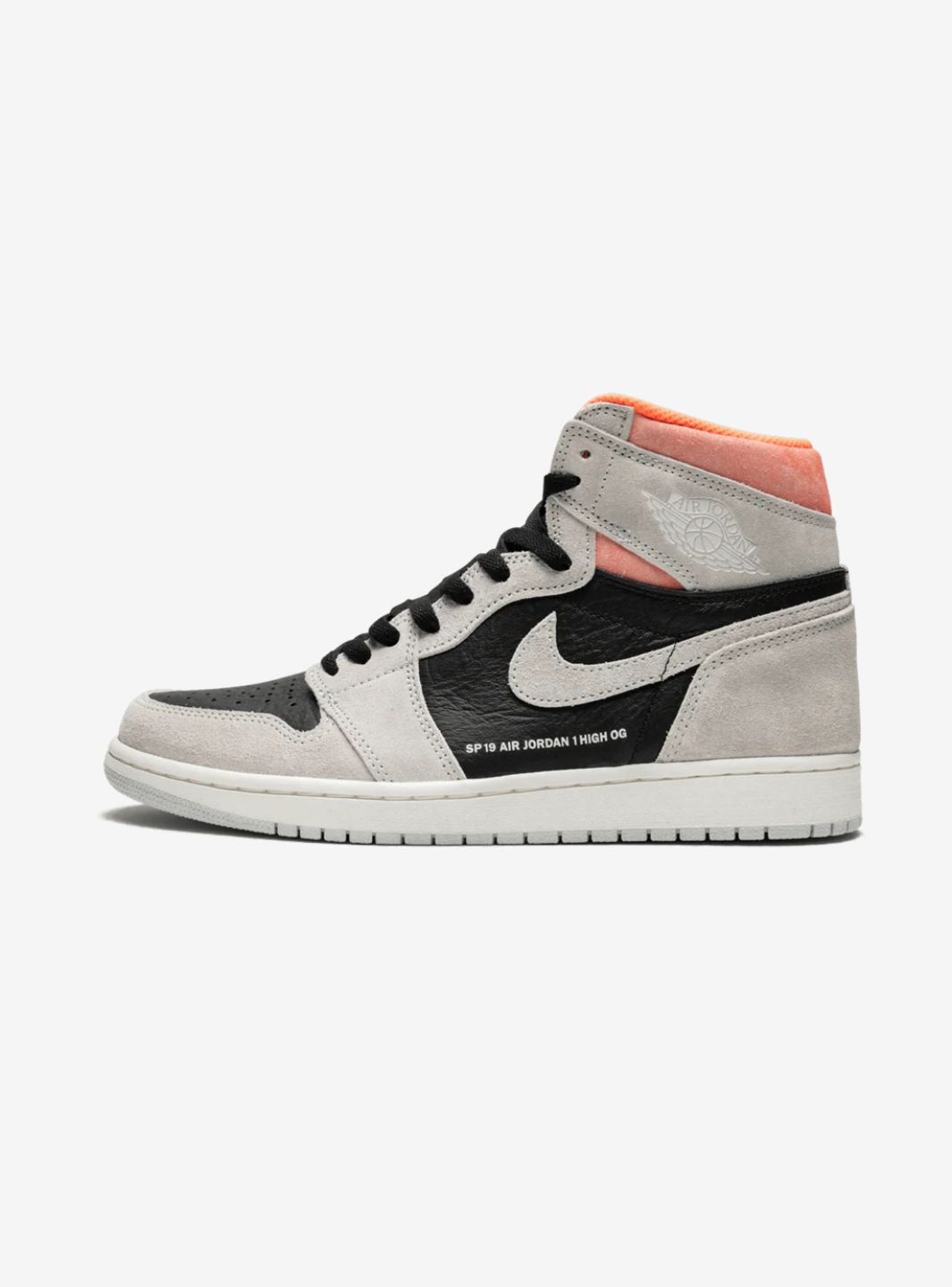 Air Jordan 1 Retro High Neutral Grey Hyper Crimson - 555088-018 | ResellZone