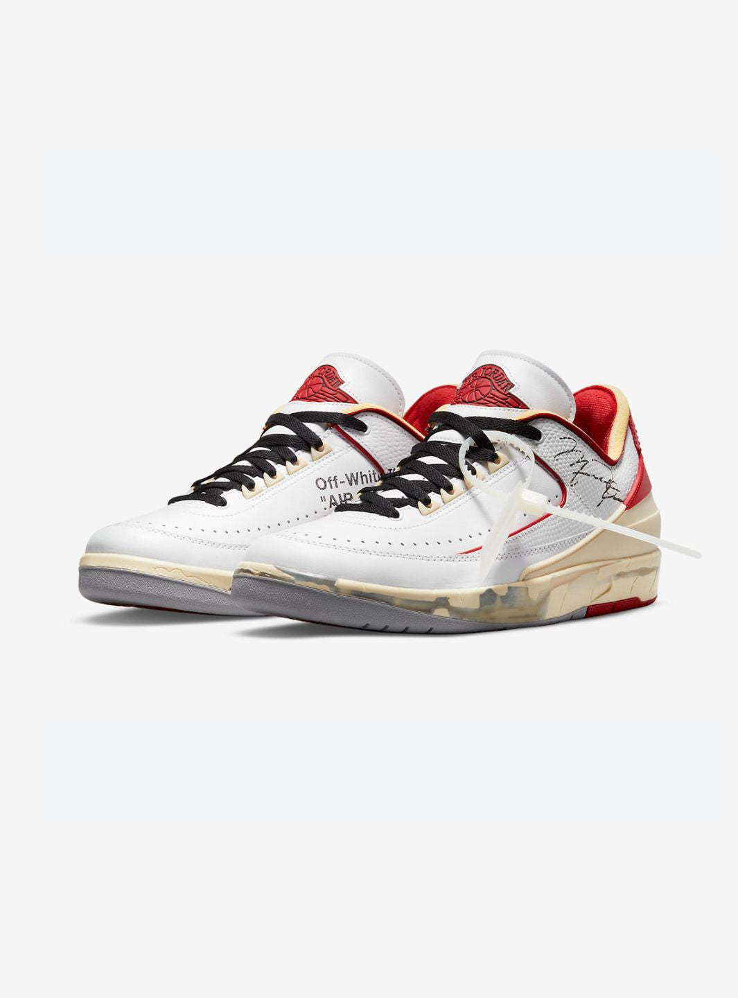 Air Jordan 2 Retro Low SP Off-White White Red