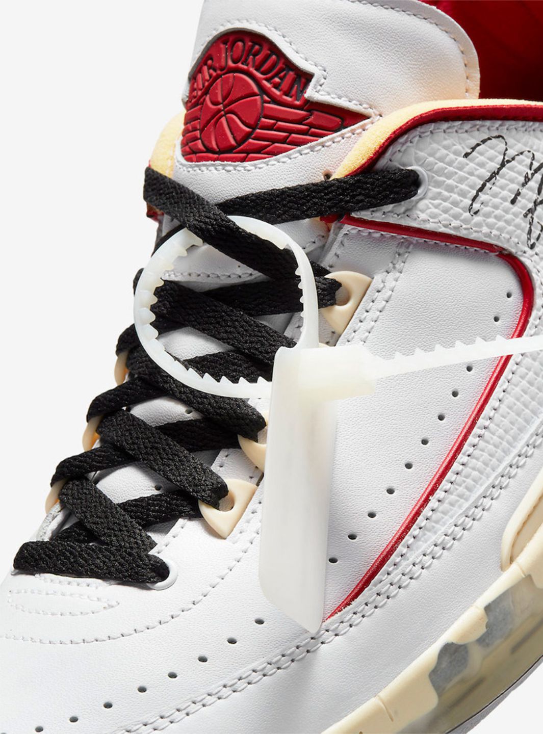 Air Jordan 2 Retro Low SP Off-White White Red