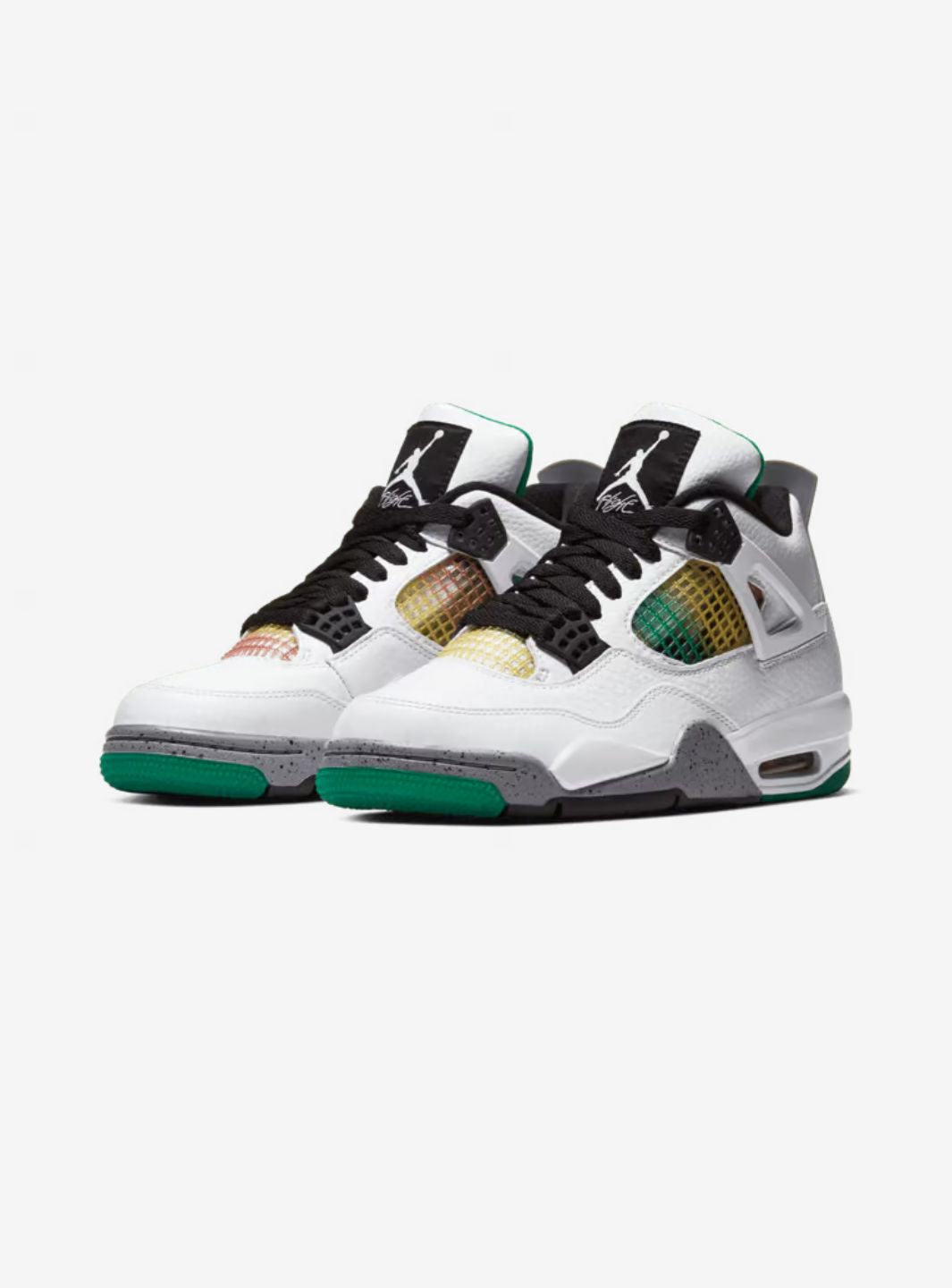 Air Jordan 4 Retro Lucid Green Rasta