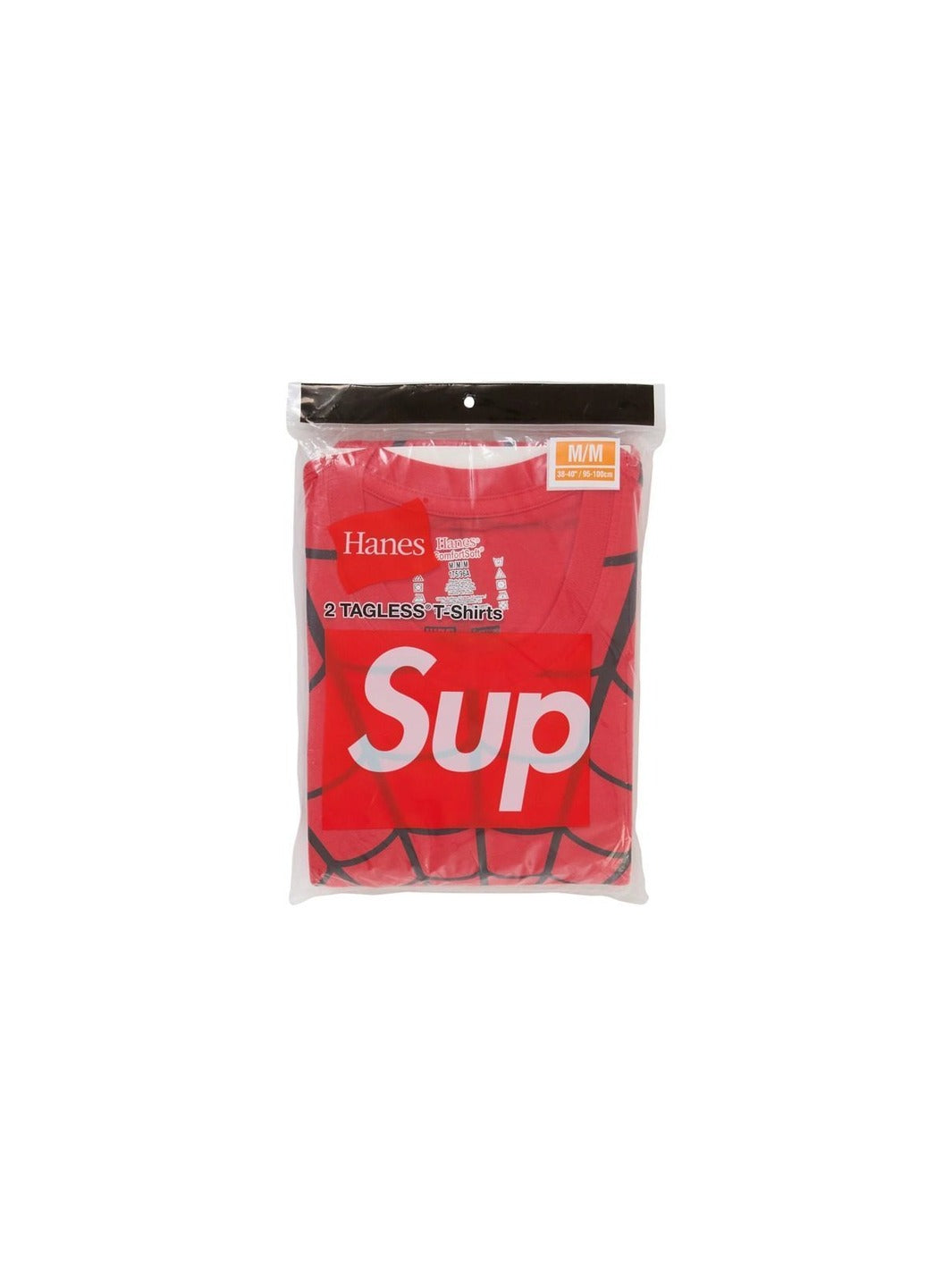 Supreme Hanes Spider-Man Tagless Tees (2 Pack) Red