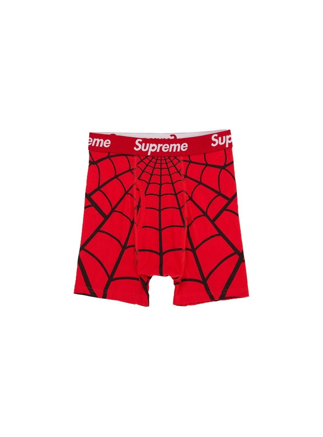 Supreme Hanes Spider-Man Boxer Briefs (2 Pack) Red