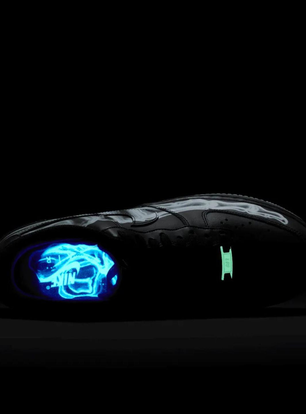 Nike Air Force 1 Low Black Skeleton Halloween (2019)