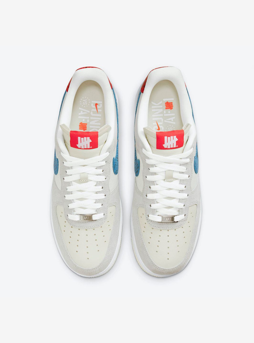 Nike Air Force 1 Low SP Undefeated 5 On It Dunk vs. AF1