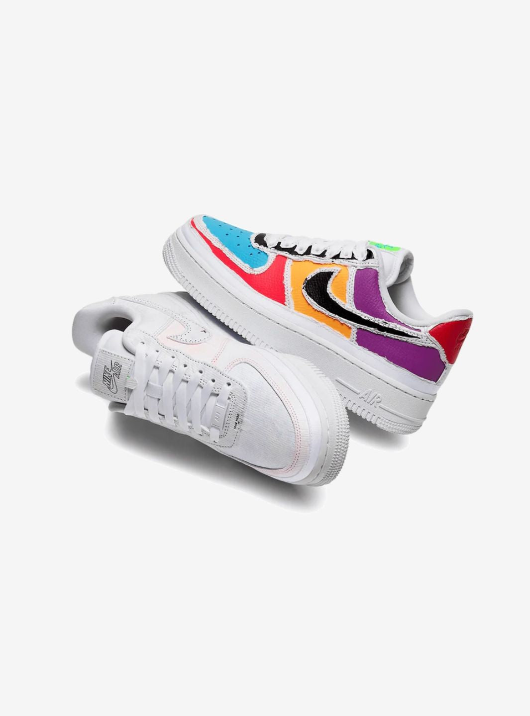 Nike Air Force 1 LX Tear Reveal Black Swoosh