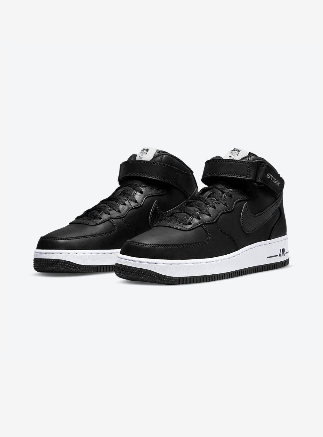 Nike Air Force 1 Mid Stussy Black White