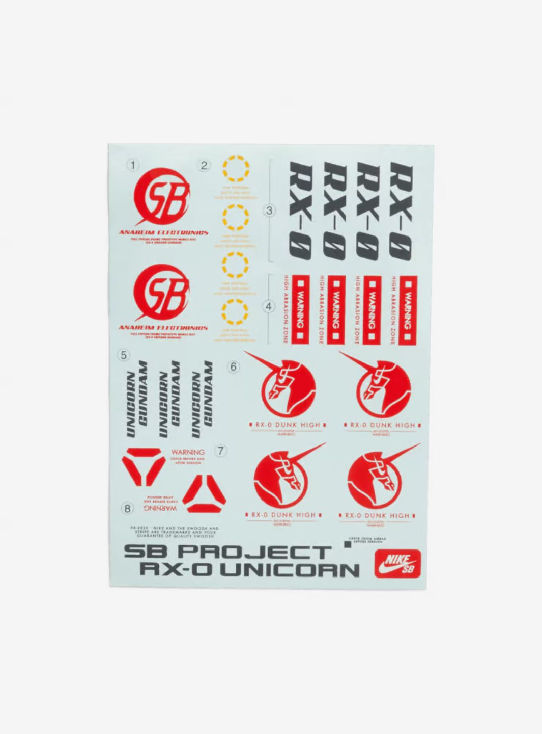 Nike SB Dunk High RX-0 Unicorn Gundam