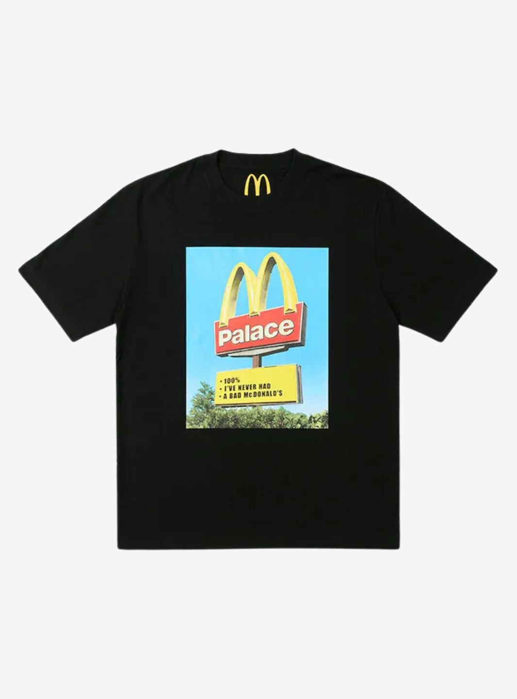 Palace x McDonald's Sign T-Shirt Black | ResellZone