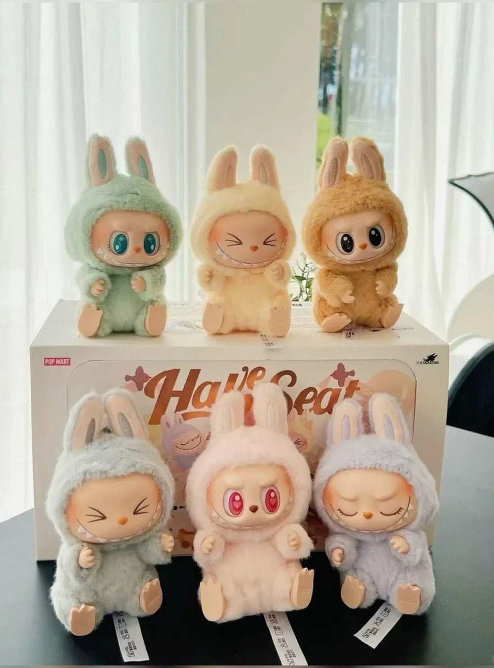 Pop Mart Labubu The Monsters Have a Seat Vinyl Plush Sealed Case (6 Blind Box)