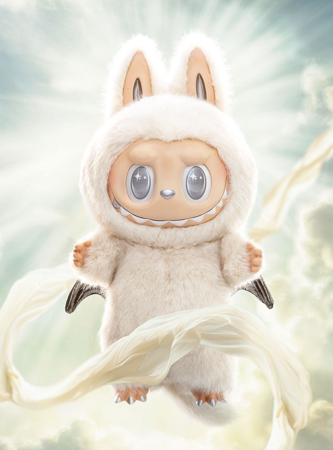 Pop Mart The Monsters Labubu Zimomo Angel in Clouds Figure 59cm