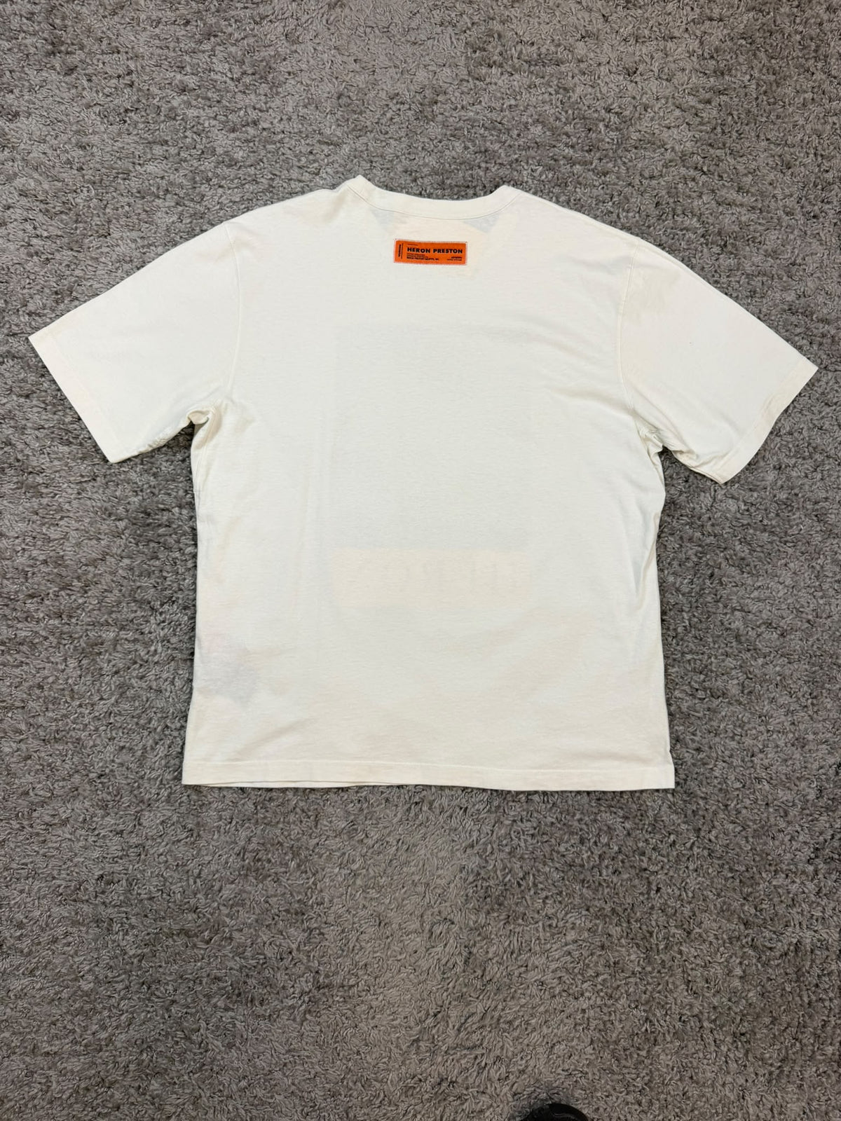Heron Preston White Tee L - Usata