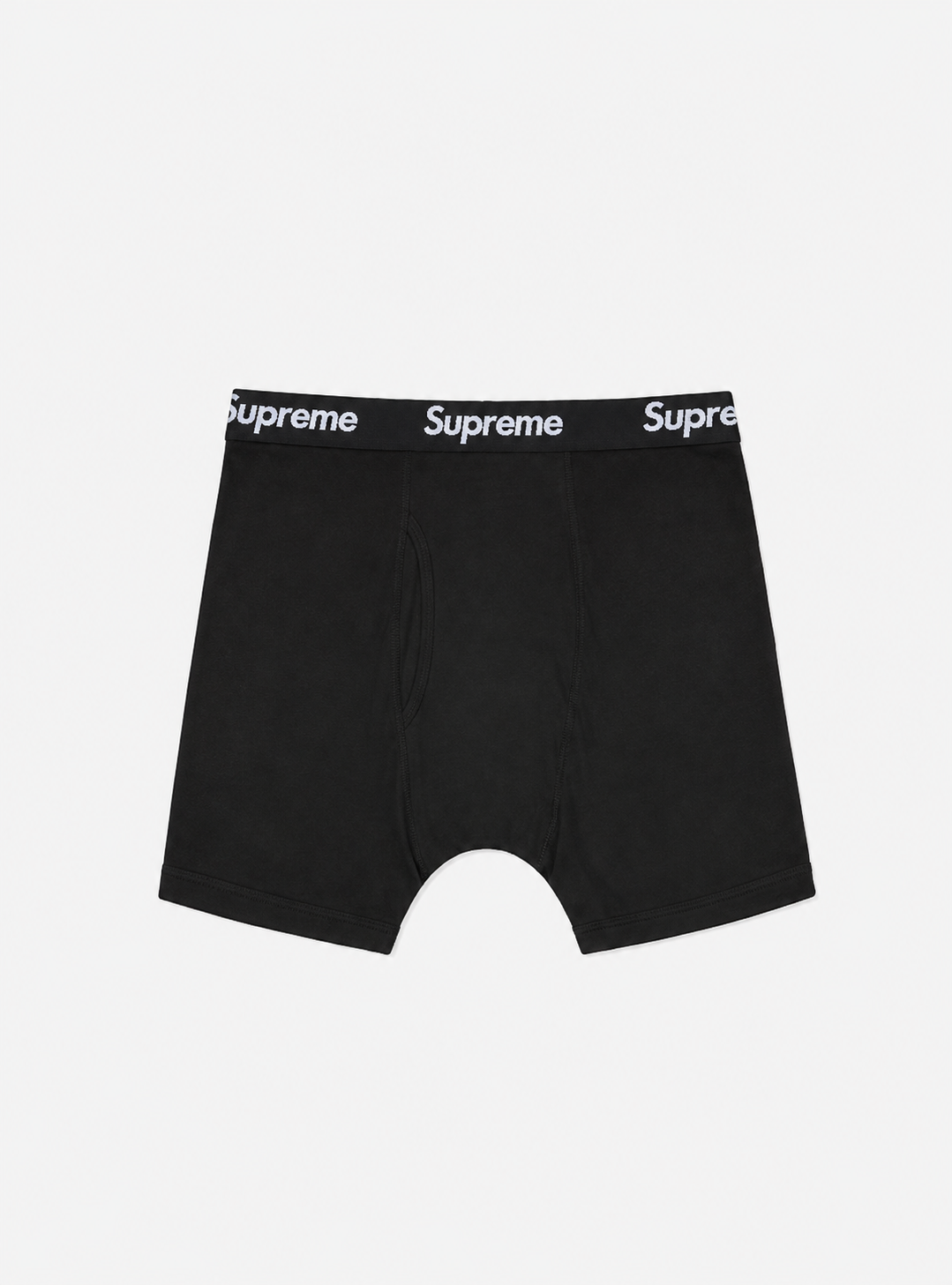 Supreme Hanes Boxer Briefs (4 Pack) Black