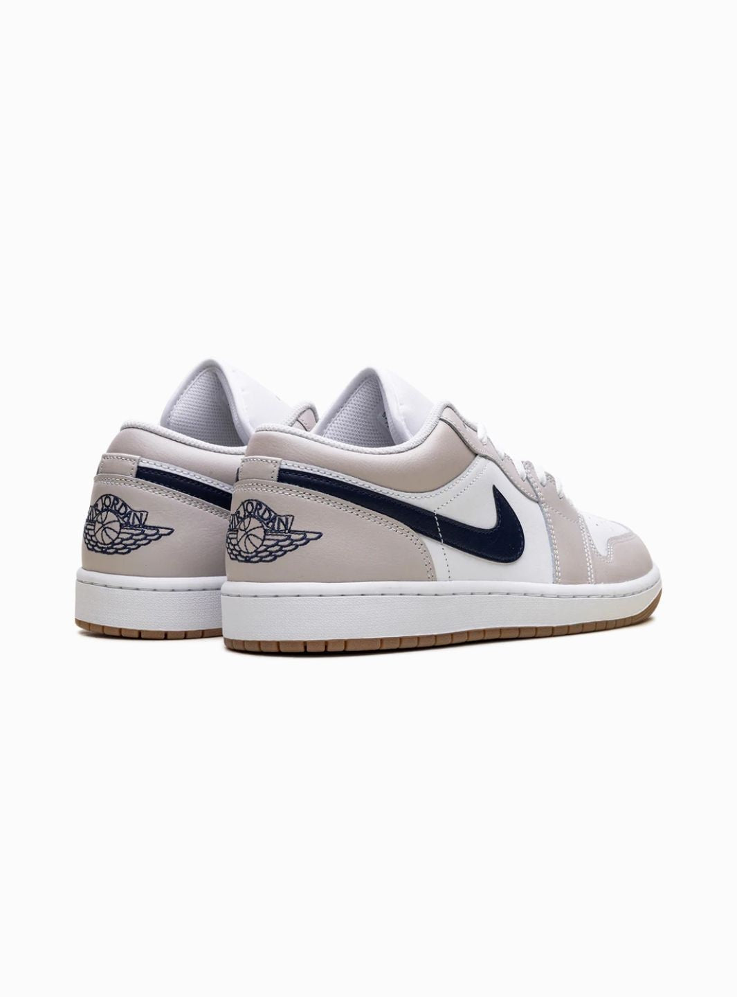 Air Jordan 1 Low Midnight Navy Neutral Grey