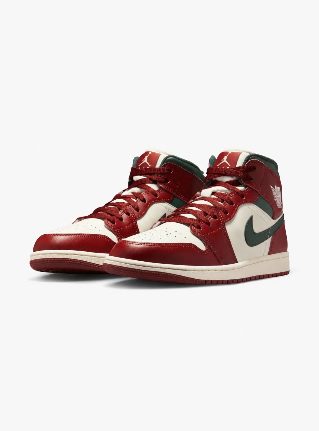 Air Jordan 1 Mid Redstone Midnight Green