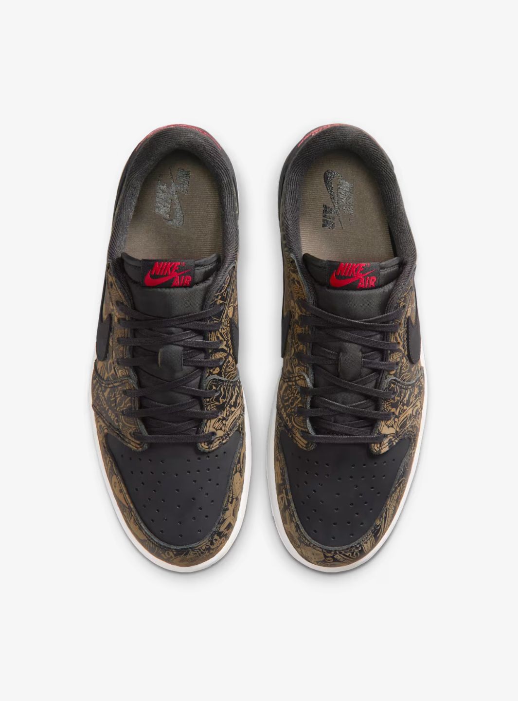 Air Jordan 1 Retro Low OG Laser Black University Red