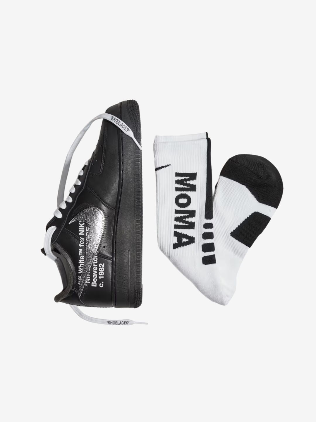 Nike Air Force 1 Low '07 Off-White MoMA (with Socks)