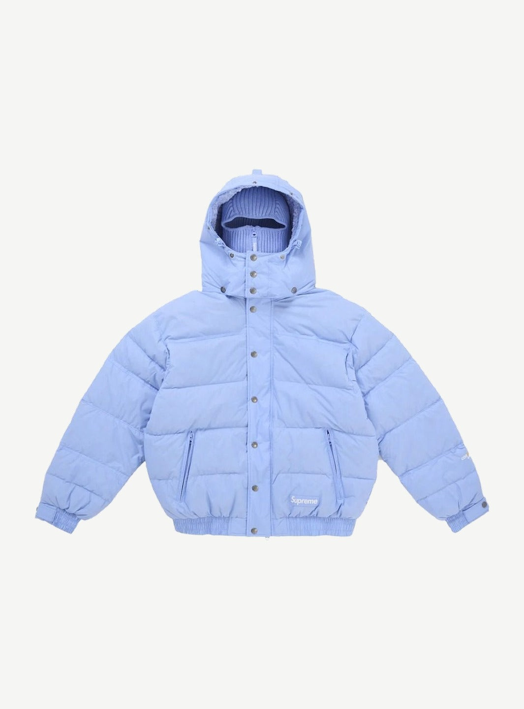 Supreme Facemask 700-Fill Down Puffer Jacket Light Blue