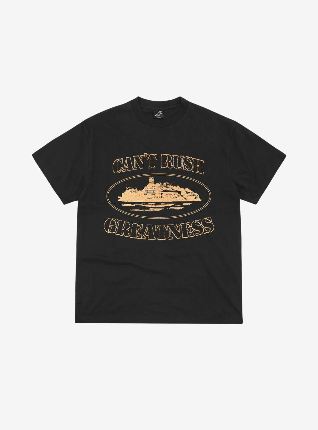 Corteiz x Cental Cee Can't Rush Greatness T-Shirt Black