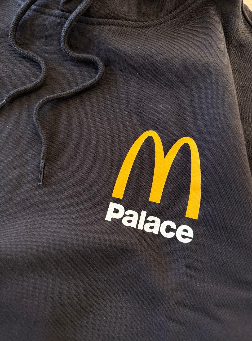 Palace x McDonald's Logo Hood Black