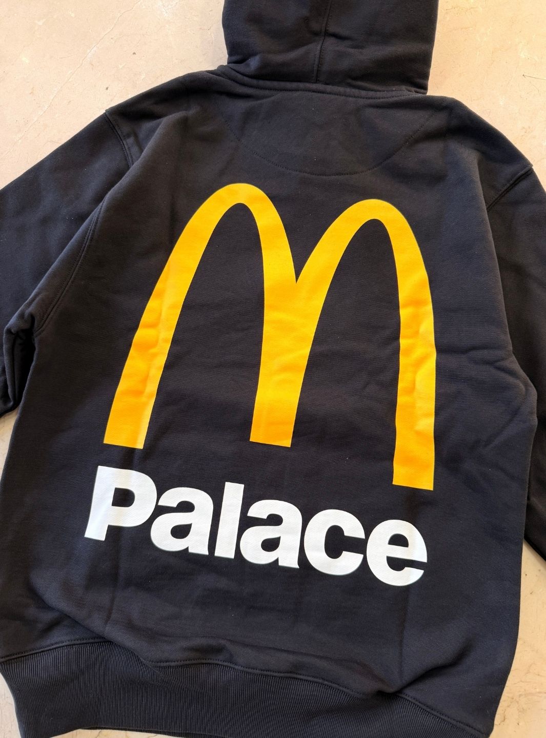 Palace x McDonald's Logo Hood Black