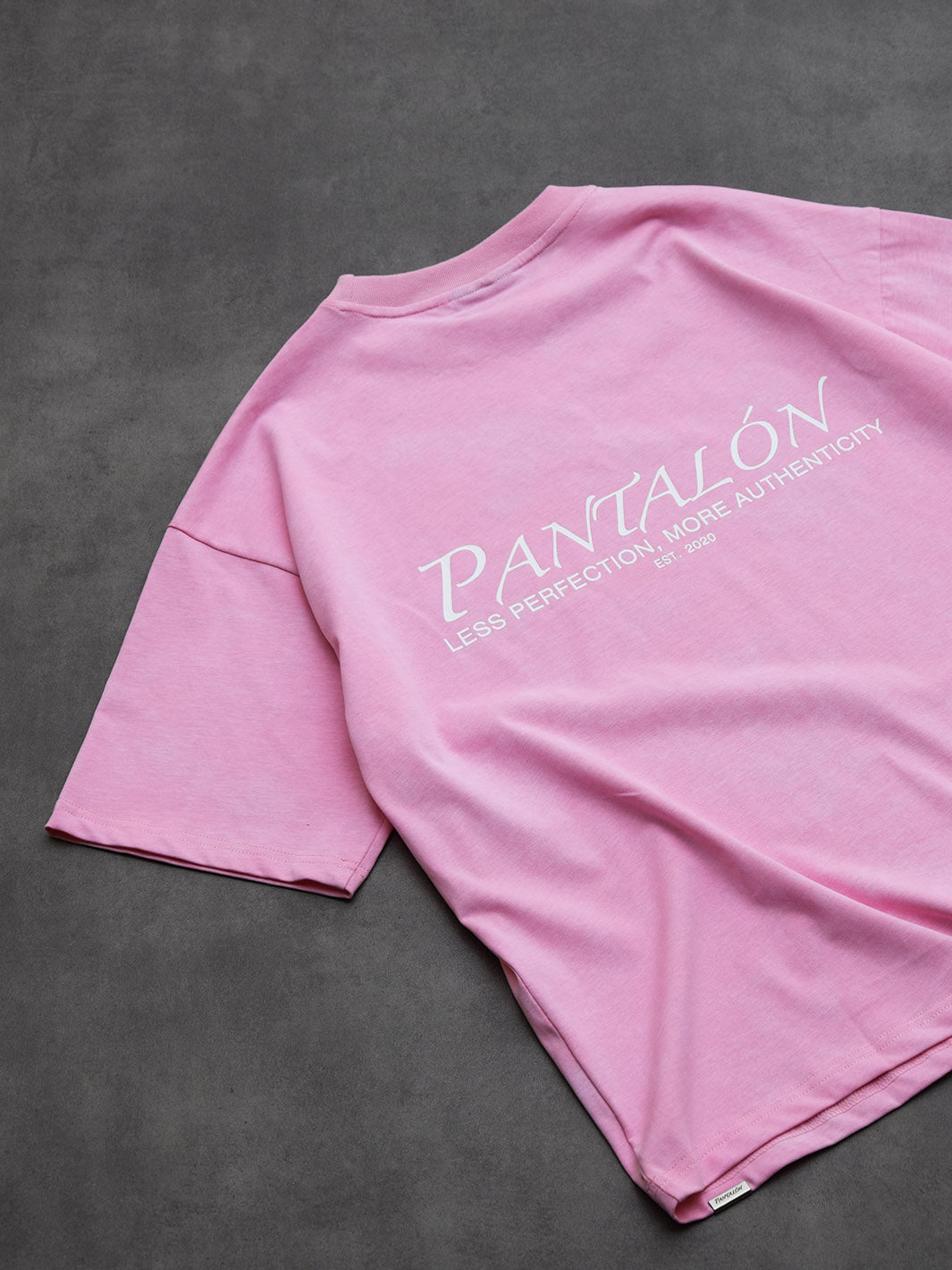Pantalón Less Perfection More Authencity Stone Washed T-Shirt Pink
