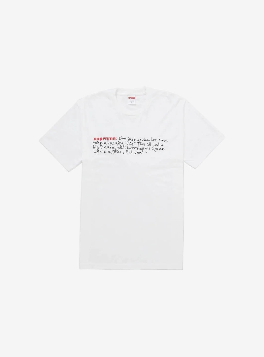 Supreme Joke Tee White