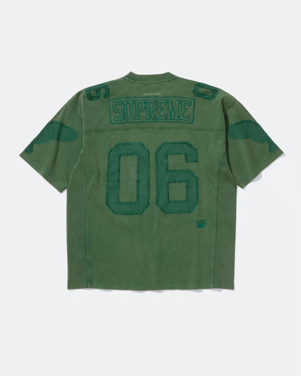 Supreme MM6 Maison Margiela Cotton Football Jersey Green