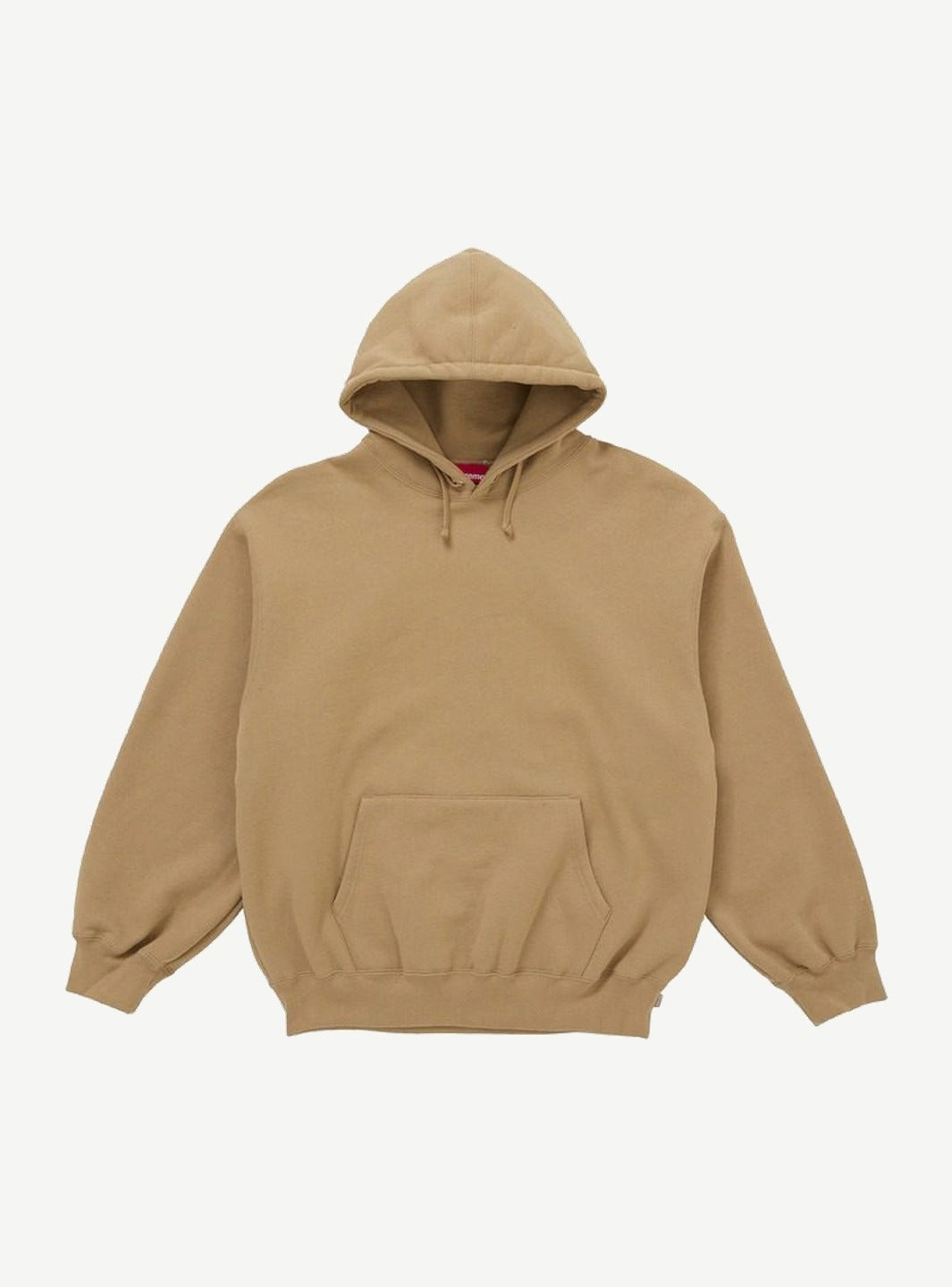 Supreme Satin Appliqué Hooded Sweatshirt (FW25) Brown
