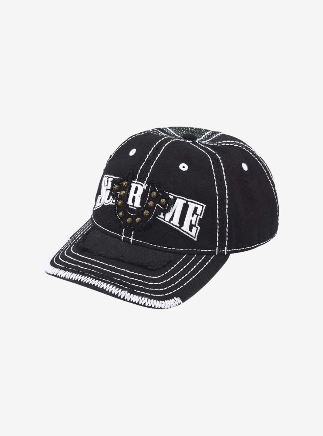 Supreme True Religion Mesh Back 6-Panel Black