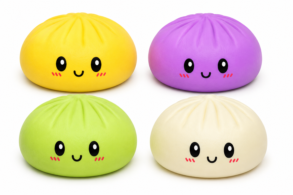 Viral Squishy Dumplings Colorati