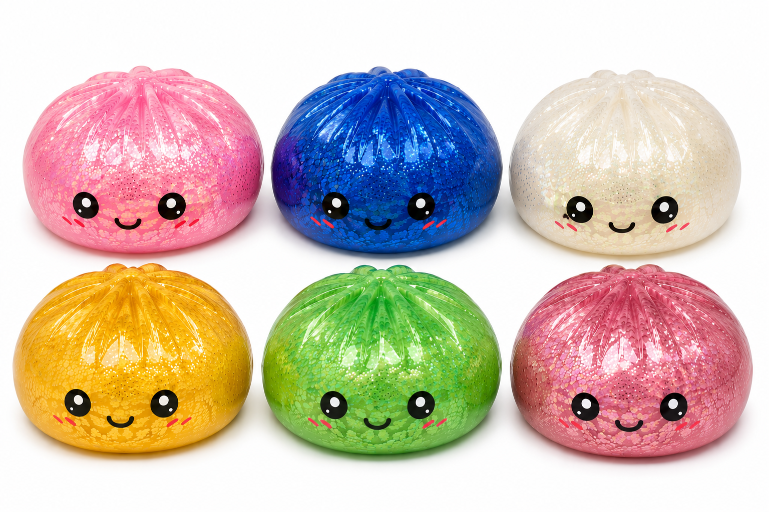 Viral Squishy Dumplings Glitter