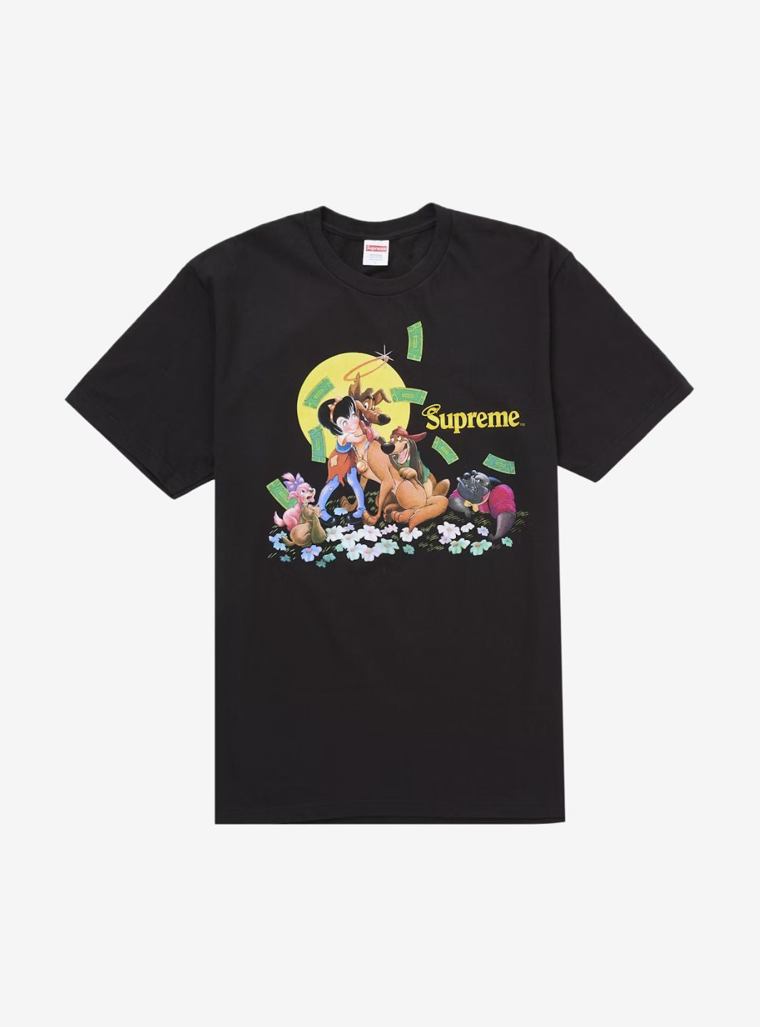 Supreme All Dogs Go To Heaven T-Shirt Black