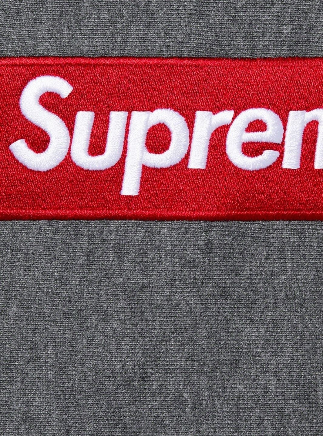 Supreme Box Logo Hooded Sweatshirt Charcoal (FW21)