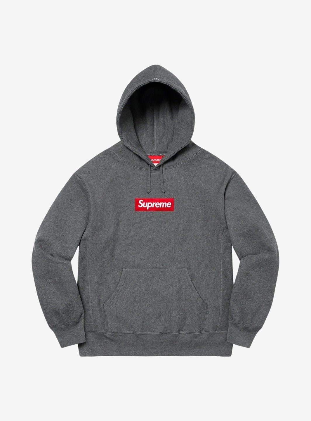Supreme Box Logo Hooded Sweatshirt Charcoal (FW21)