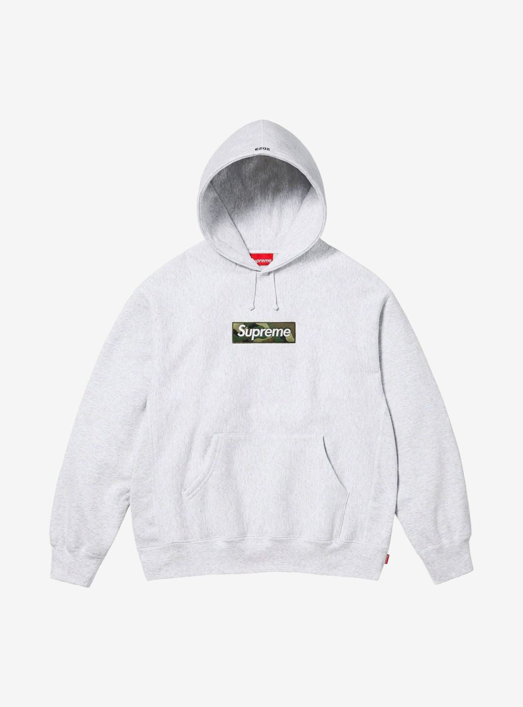 Supreme Box Logo Hooded Sweatshirt Ash Grey (FW23) | ResellZone