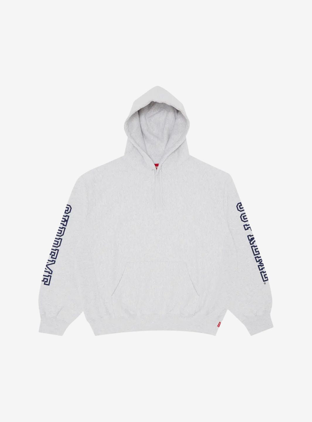 Supreme Collegiate Sleeve Hooded Sweatshirt Ash Grey