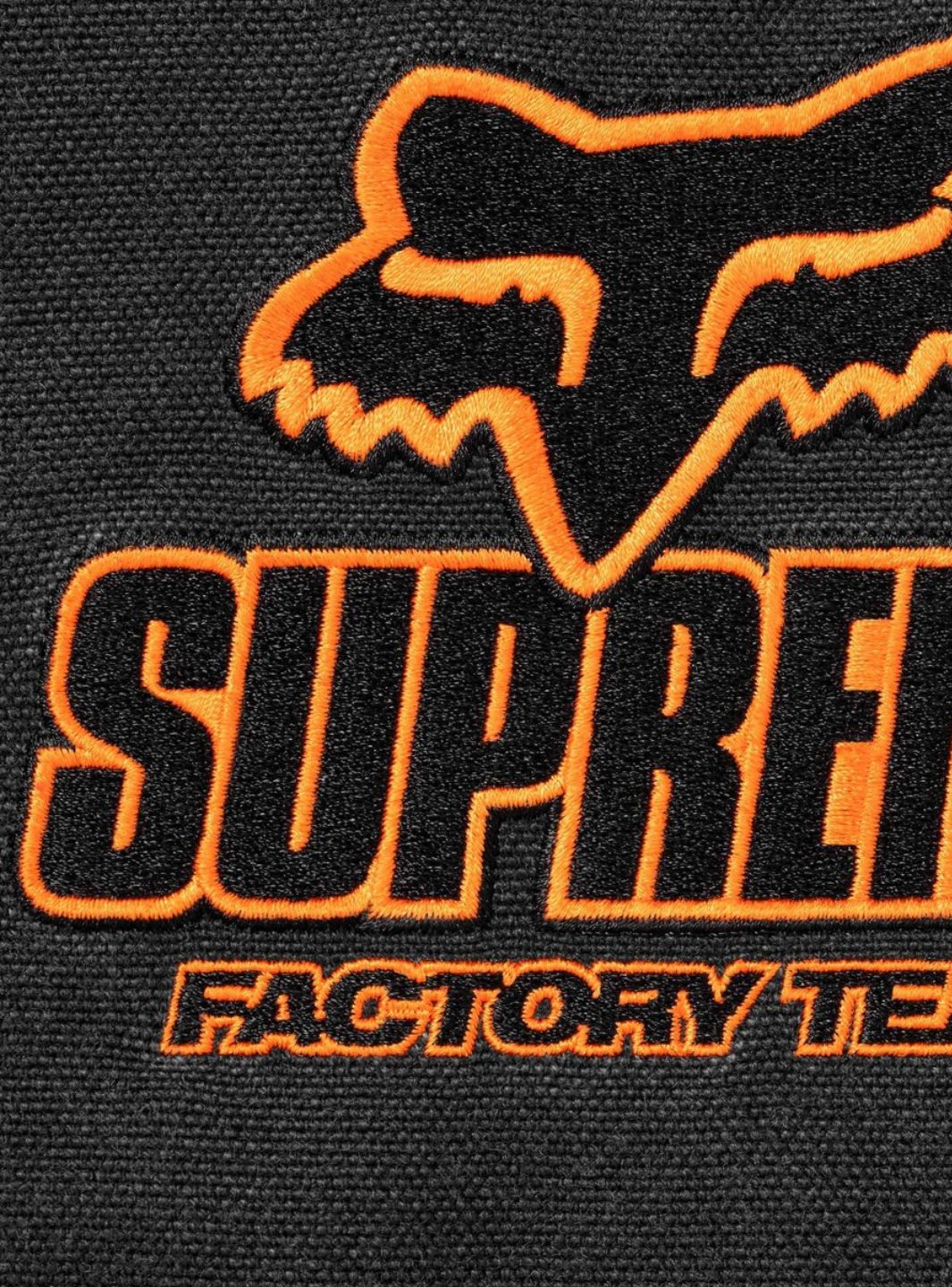 Supreme Fox Racing Hooded Work Jacket Black