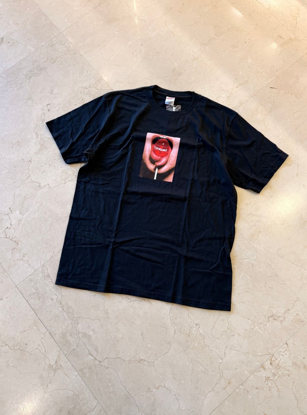 Supreme Lollipop T-Shirt Black