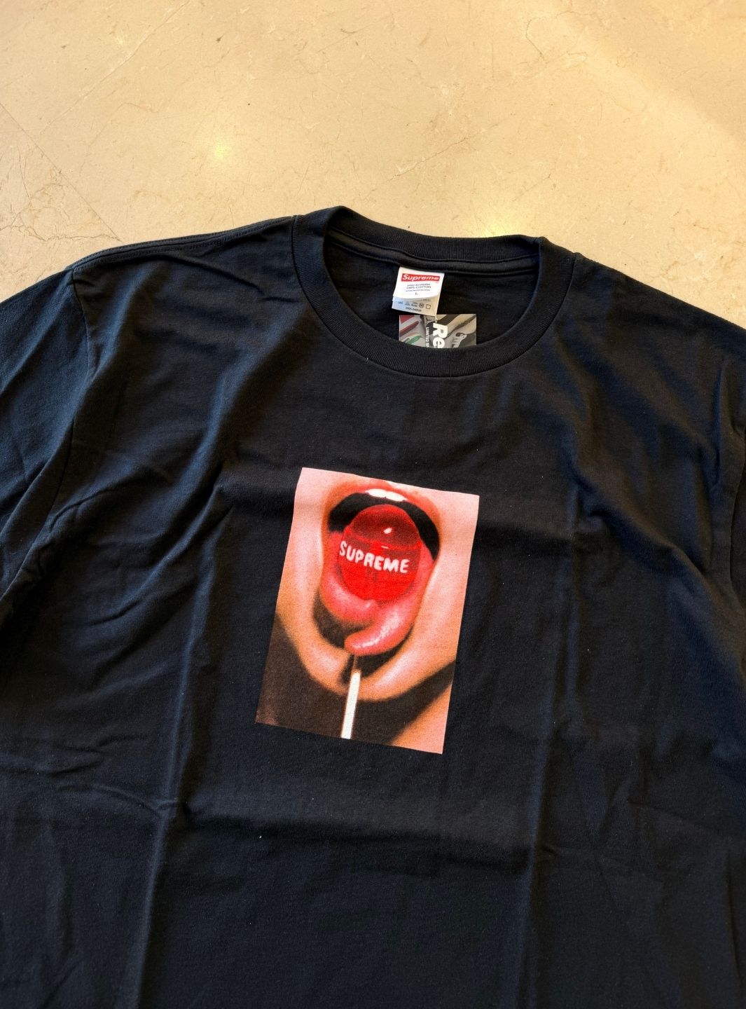 Supreme Lollipop T-Shirt Black