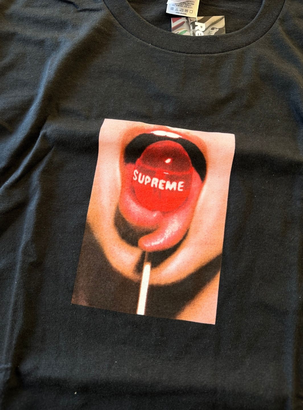 Supreme Lollipop T-Shirt Black