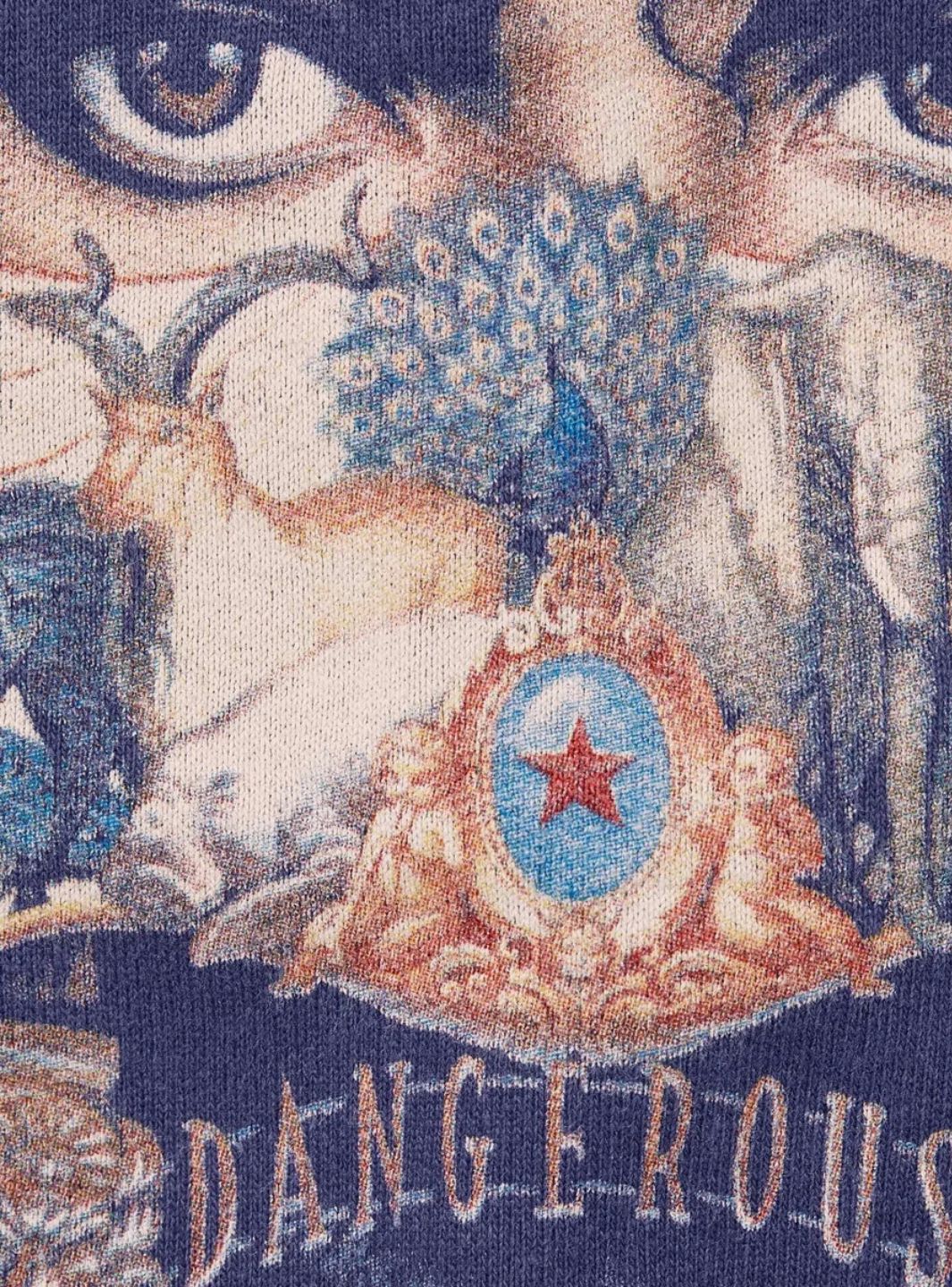 Supreme Michael Jackson Dangerous Zip Up Hooded Sweatshirt Washed Navy