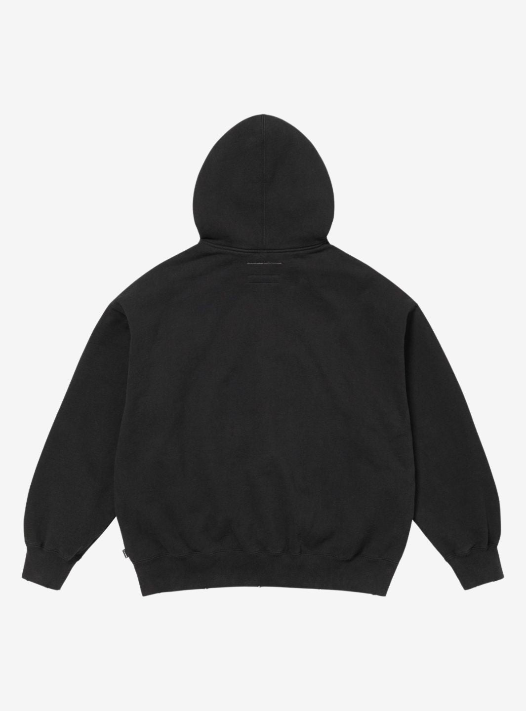 Supreme MM6 Maison Margiela Zip Up Hooded Sweatshirt Black