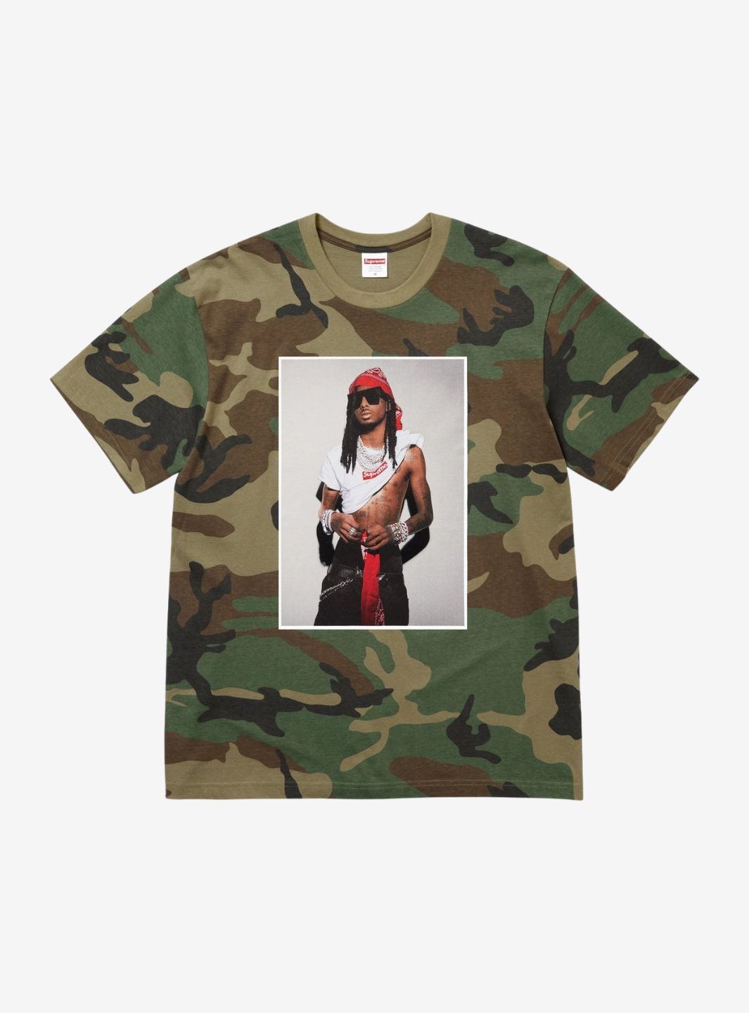 Supreme Playboi Carti T-Shirt Woodland Camo | ResellZone