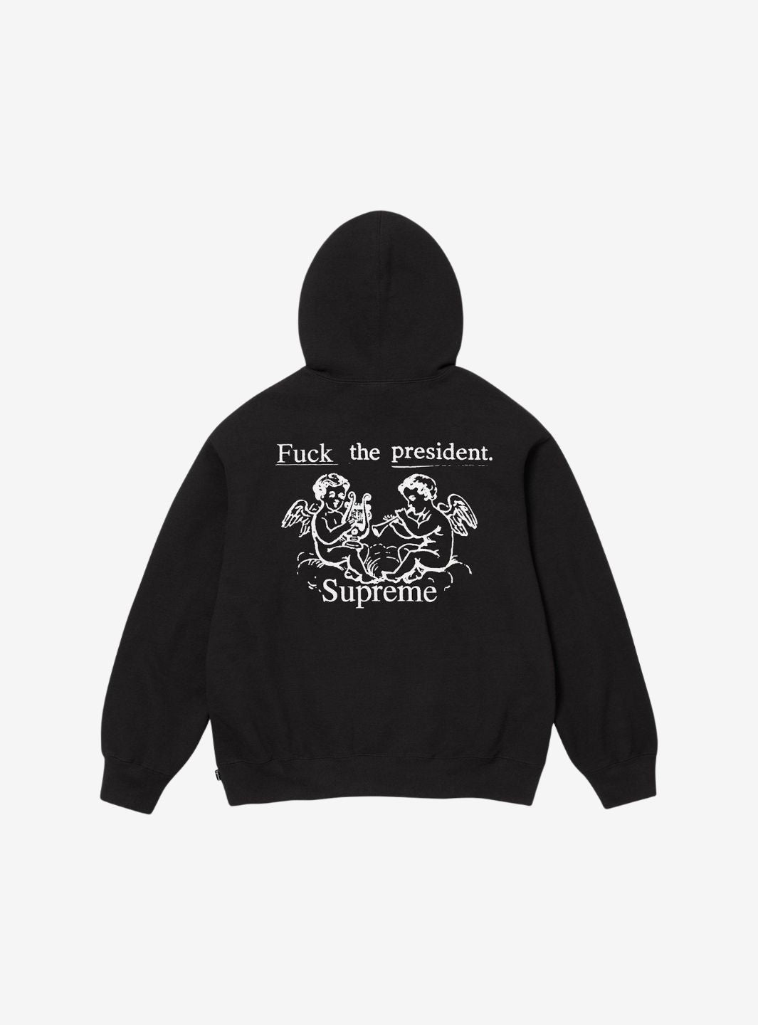 Supreme President Hooded Sweatshirt Black