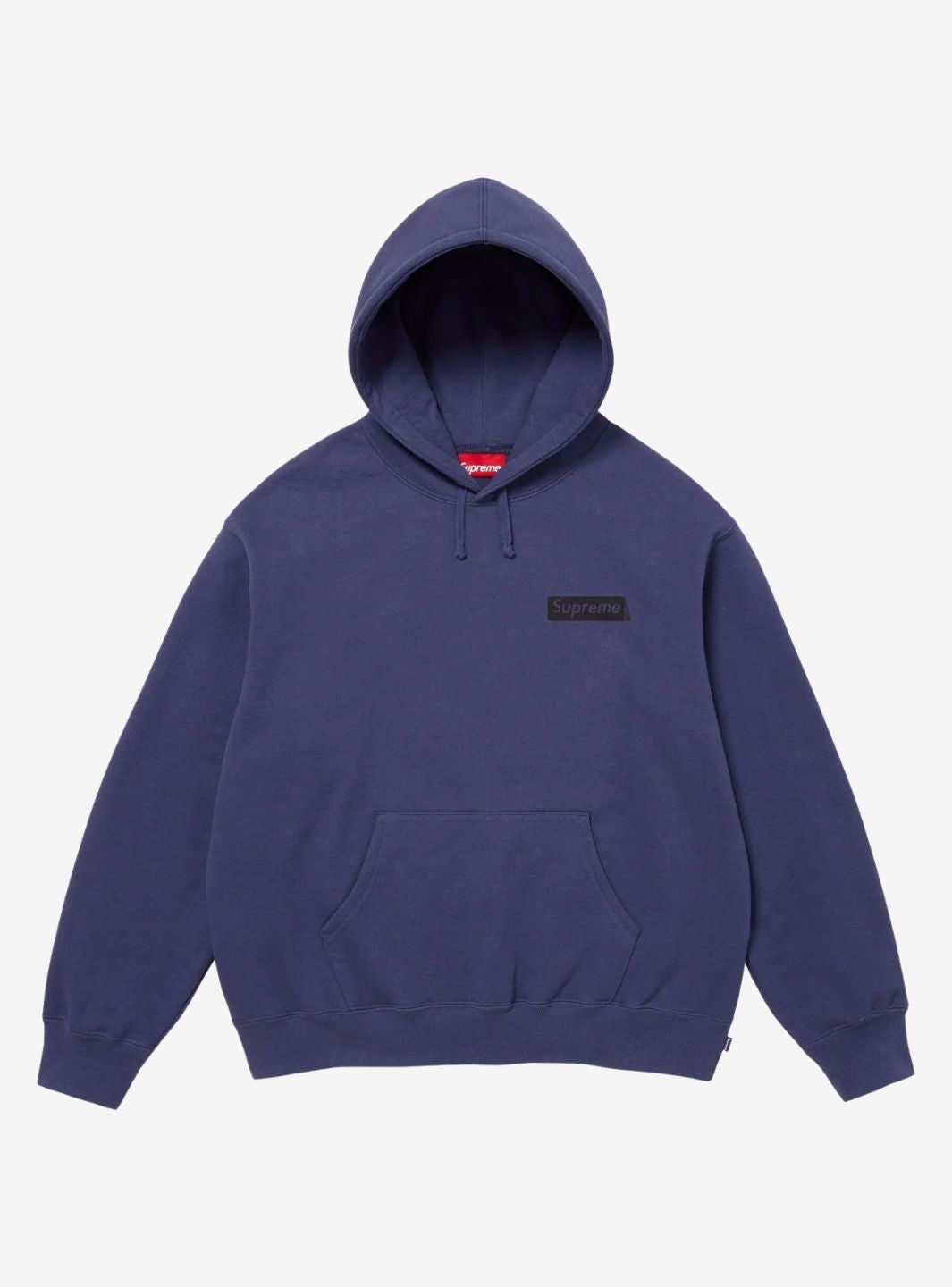 Supreme President Hooded Sweatshirt Washed Navy